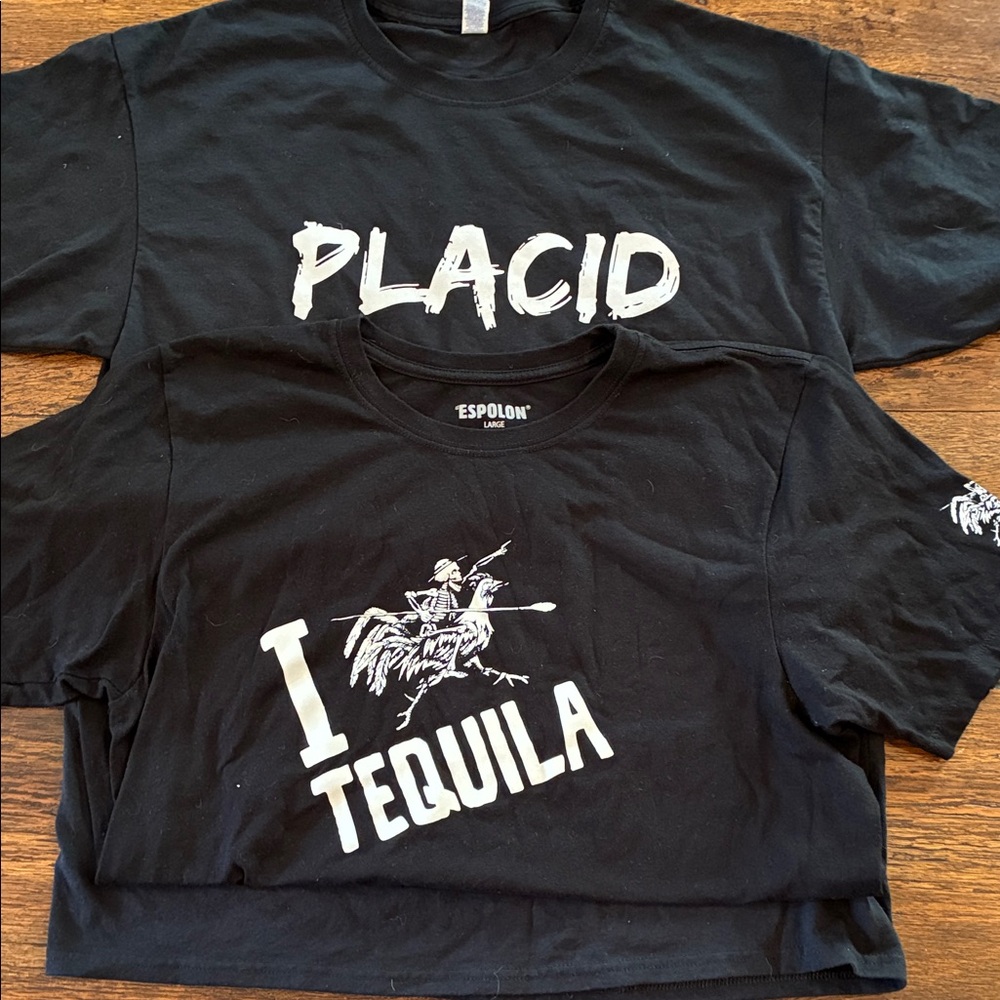 Jerzees Black Graphic Tees Set